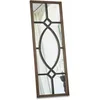 Image de Loberon Millery Miroir - Métal Massif avec Une Patine à l'ancienne - Utilisation Polyvalente, Noir Vieilli/Marron
