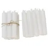 Image de Loberon Noufa Lot de 20 Bougies - Coulé à la Main - Cire d’Odeur Neutre, crème