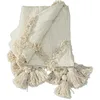 Image de Loberon Plaid Linares, crème