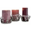 Image de Loberon Lot de 3 couronnes décoratives Bigas, argenté Vieilli