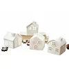 Image de Loberon Lot de 4 photophores Country, Blanc