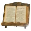 Image de LOBERON Porte-livre Mags, Bois de sapin recyclé, H/L/P env. 30/32/7.5 cm, marron