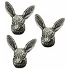 Image de Loberon Gimont Lot de 3 pin’s décoratifs - Belle Fonte d'aluminium - À piquer dans des Bougies, argenté Vieilli
