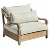 Image de Loberon Fauteuil Montcassin, marron/beige