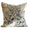 Image de Loberon Carroll Housse de Coussin - avec Un Magnifique Motif Floral - Un bel Aspect Intemporel, Bleu/Beige