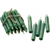 Image de Loberon Noufa Lot de 20 Bougies - Coulé à la Main - Cire d’Odeur Neutre, Vert