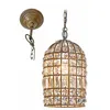 Image de LOBERON Suspension Phyllis, marron vieilli/transparent