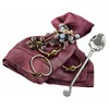 Image de LOBERON Lot de 4 ronds de serviettes Motje, or