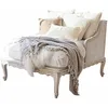 Image de Loberon Chaise longue Dronne, crème