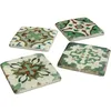 Image de LOBERON Lot de 4 sous-verres Angeot, multicolore