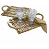 Image de LOBERON Lot de 2 sets de table Allegretta, marron