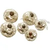 Image de Loberon Lot de 6 Boules de Noël Xilianne, argenté Vieilli