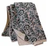 Image de Loberon Plaid Elarion, Vieux Rose/Bleu