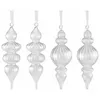 Image de Loberon Lot de 4 décorations de Noël Diorise, Transparent