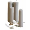 Image de Loberon Avinal Lot de 4 Bougies - Artisanales et teintées dans la Masse - sans Odeur, Taupe
