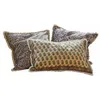 Image de Loberon Lot de 3 Housses de Coussins Zandora, Multicolore