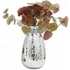 Image de Loberon Zorelie Vase - Verre soufflé à la Bouche - Finition vieillie en Verre mercuré, argenté Vieilli