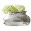Image de Loberon Melisique Vase - Fonte d’Aluminium Solide - Finition Brillante, argenté