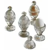 Image de LOBERON Uvirel Lot de 4 coquetiers - Verre légèrement ciselé - Une esthétique irréprochable, transparent