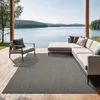Image de the carpet Mistra   Tapis d’intérieur Moderne, Durable et Facile à Nettoyer, idéal pour Salon, Cuisine ou Salle à Manger, utilisable Aussi en extérieur, Anthracite, 80 x 150 cm