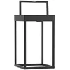Image de Lucande LED Lampe Solaire Lynzy à intensité variable (Moderne) en Noir Aluminium (1 lampe,à), Eclairage Exterieur Jardin