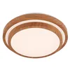 Image de Lindby LED Plafonnier Vaako (Moderne) en Marron e. a. pour Bureau (1 lampe,à), Eclairage Lampe Luminaire Plafond Eclerage Interieur