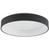 Image de Arcchio LED Plafonnier Aleksi à intensité variable (Moderne) en Noir Métal e. a. pour Cuisine (1 lampe,à), Eclairage Lampe Luminaire Plafond Eclerage