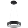 Image de Arcchio LED Suspension Aleksi à intensité variable (Moderne) en Noir Métal e. a. pour Cuisine (1 lampe,à), lampe plafonnier suspension