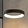 Image de Suspension LED Aleksi d'Arcchio, Ø 60 cm, noir, métal, CCT