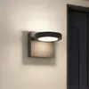 Image de Lucande, applique d'extérieur LED Belna, métal, IP65, anthracite