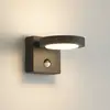 Image de Lucande, applique d'extérieur LED Belna, métal, capteur, IP54