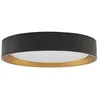 Image de Lindby LED Plafonnier Kambia (Moderne) en Noir Aluminium e. a. pour Salon & Salle à manger (1 lampe,à), Eclairage Lampe Luminaire Plafond Eclerage Interieur