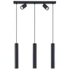 Image de Lindby Suspension Sanad à intensité variable (Moderne) en Noir Métal e. a. pour Salon & Salle manger (à 5 lampes, GU10), Luminaire, Lampe Plafond, Luminaire Plafonnier, Suspendue