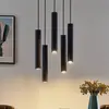 Image de Suspension Lindby Sanad, Ø 40 cm, à 5 lampes, noir, GU10