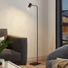 Image de Lindby Lampe sur pied Sanad, hauteur 140 cm, noir, métal, GU10