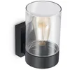 Image de Arcchio Applique Exterieur Liljana à intensité variable (Moderne) en Noir Aluminium (1 lampe,à E27), Murale Luminaire Lampe Jardin Eclairage