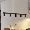 Image de Lindby Suspension Baliko, noir, 116 cm, 5 lampes, GU10
