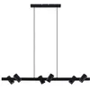 Image de Lindby Suspension Savoli à intensité variable (Moderne) en Noir Métal e. a. pour Salon & Salle manger (à 6 lampes, GU10) Luminaire Lampe Plafond Plafonnier