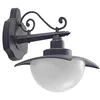Image de Lindby Applique Exterieur Elinda à intensité variable (Traditionnel) en Noir Aluminium (1 lampe,à E27), Murale Luminaire Lampe Jardin Eclairage