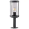 Image de Lindby Luminaire extérieur Ojali à intensité variable (Moderne) en Noir Aluminium (1 lampe,à E27), Borne lumineuse borne luminaire pour socle