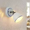 Image de Lindby spot Eneas, hauteur 16 cm, blanc, à 1 lampe, céramique