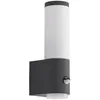 Image de Lindby Applique extérieure Okari (Moderne) en Noir Aluminium (1 lampe,à E27), pour mur extérieur/façade de maison terrasse und balcon