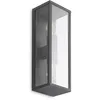 Image de Lindby Applique Exterieur Peldar à intensité variable (Moderne) en Noir Aluminium (à 2 lampes, E27) Murale Luminaire Lampe Jardin Eclairage