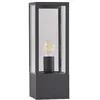 Image de Lindby Luminaire extérieur Peldar à intensité variable (Moderne) en Noir Aluminium (1 lampe,à E27), Borne lumineuse borne luminaire pour socle