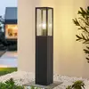 Image de Bornes lumineuses Lindby Peldar, anthracite/transparent, 80 cm