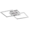 Image de Lindby LED Plafonnier Fjardo à intensité variable (Moderne) en Gris Aluminium e. a. pour Salon & Salle manger (1 lampe,à), Eclairage Lampe Luminaire Plafond Eclerage