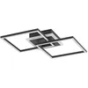 Image de Lindby LED Plafonnier Fjardo à intensité variable (Moderne) en Noir Aluminium e. a. pour Salon & Salle manger (1 lampe,à), Eclairage Lampe Luminaire Plafond Eclerage