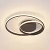 Image de Lindby Plafonnier LED Emisua, noir, CCT, intensité variable