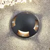 Image de Projecteur de sol LED Lindby Huban, 15 cm, à 4 lampes, anthracite