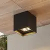 Image de Lindby Plafonnier LED Eveta, 10 cm, anthracite, aluminium, IP65